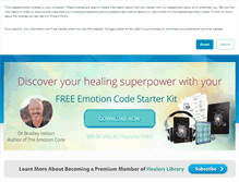 Tablet Screenshot of healerslibrary.com